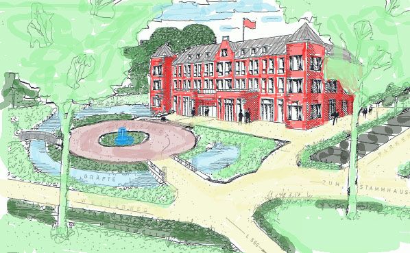 Hotelplanung im Außenbereich mit Baugenehmigung - ein kleines Wunder! Westfälisches Landhotel